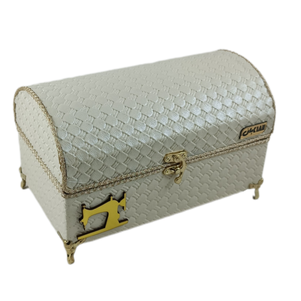 جعبه خیاطی مدل صندوقچه چرم